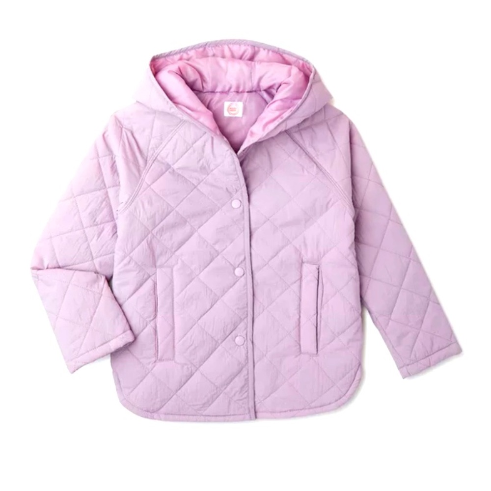 BRAND NEW!!!  Wonder Nation Girls’ Quilted Hood Jacket
